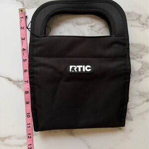 RTIC Black Insulated Lunch Tote